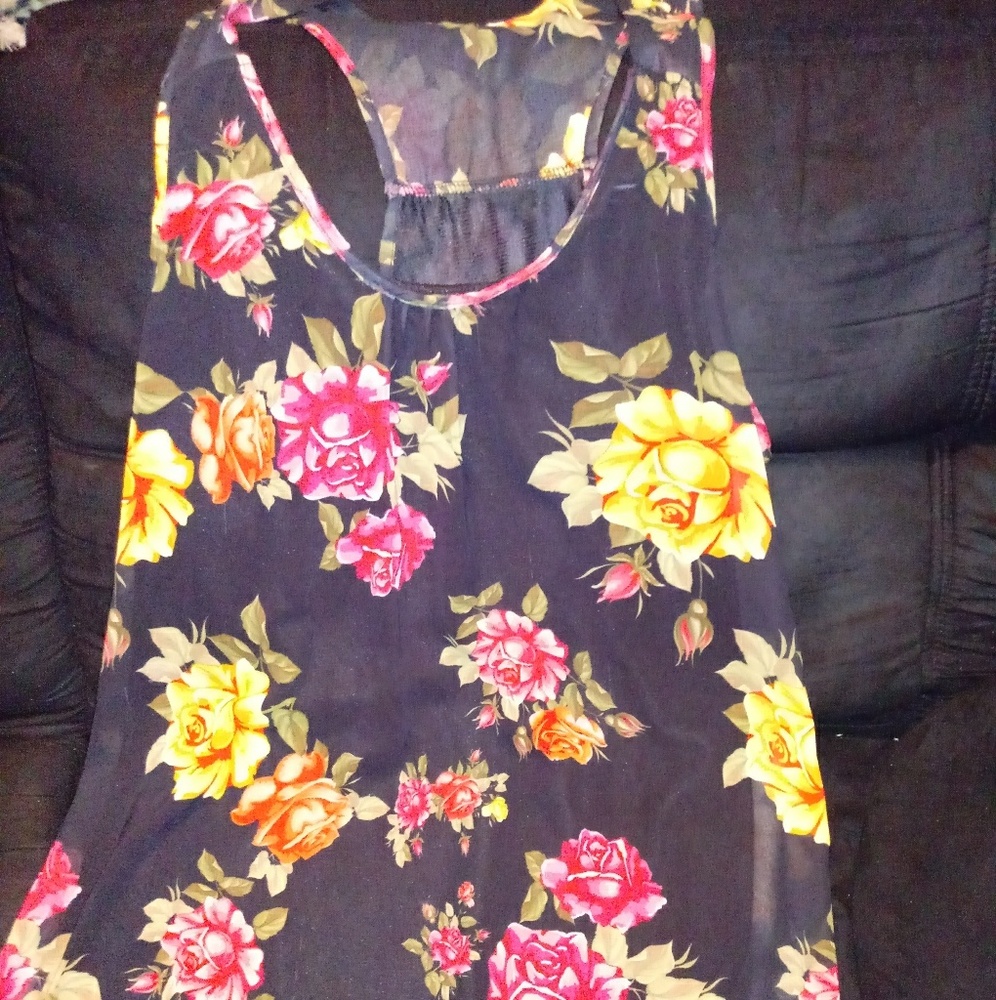 Long dressy tank top